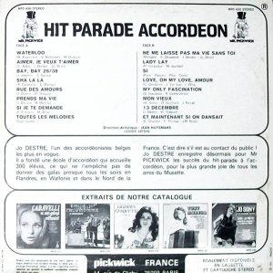  Jo Destre - Hit Parade Accordeon (1974) 
