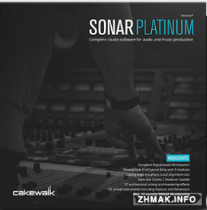  Cakewalk SONAR Platinum 21.10.0.32 + Plugins 